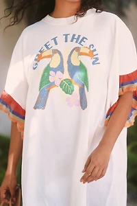 Celandine Rainbows Rio Oversized T-Shirt Dress