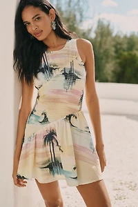 Celandine Blue Crush Mini Dress