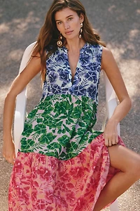 The Kallie Flowy Gauze Maxi Dress by Celandine