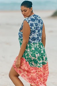 The Kallie Flowy Gauze Maxi Dress by Celandine