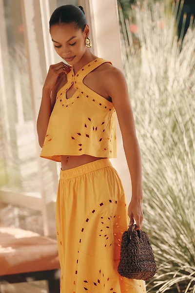 Celandine Cutwork Sun Top