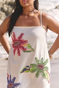 Celandine Beaded Mini Shift Dress