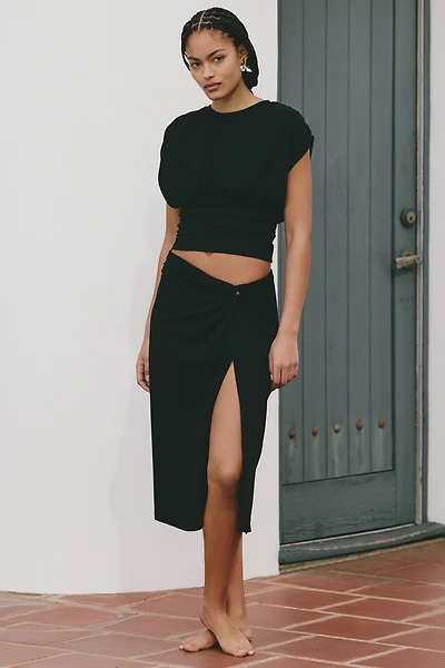 Celandine Bianca Midi Skirt