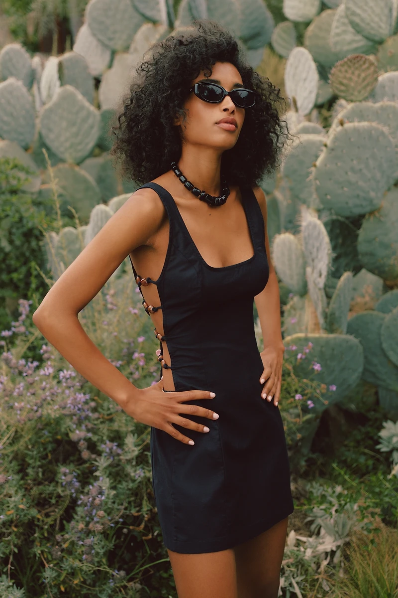 Celandine Side Cutout Mini Dress