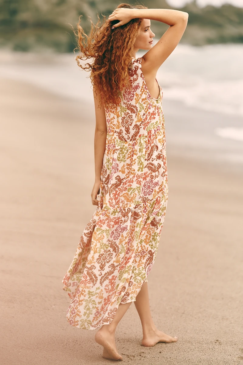 Kallie Cotton Gauze Maxi Dress by Celandine