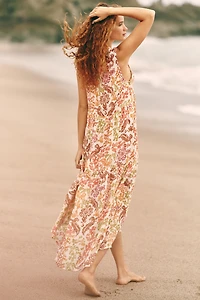 Kallie Cotton Gauze Maxi Dress by Celandine