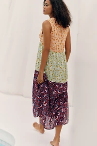 Celandine x Carla Llanos 100% Cotton Midi Dress