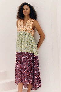 Celandine x Carla Llanos 100% Cotton Midi Dress