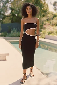 Honest The Label Nahla Cutout Midi Dress