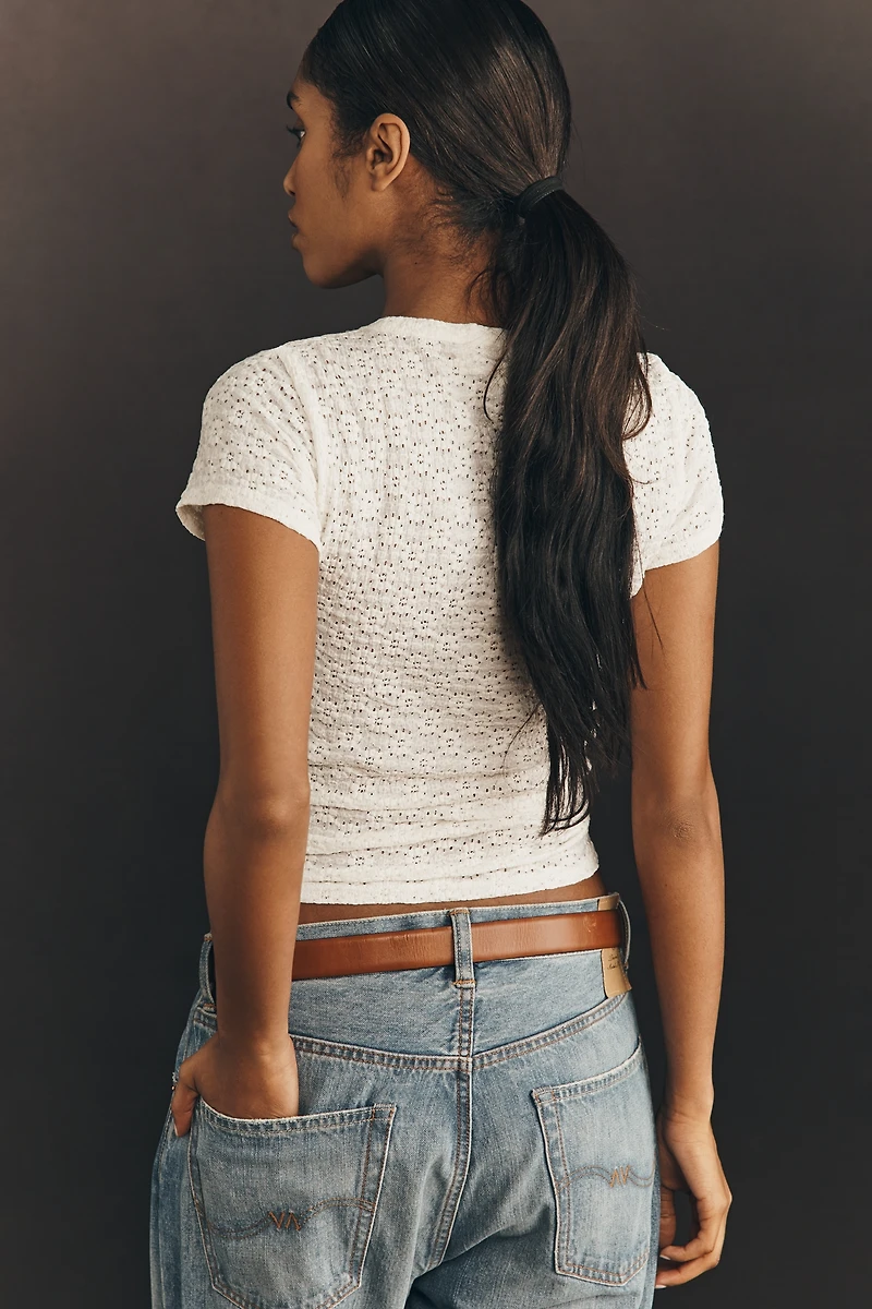 LSPACE Lily Rose Cotton Tee