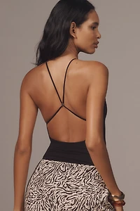 AGOLDE Inara Halter Backless Bodysuit