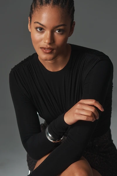 AGOLDE Abbi Long-Sleeve Bodysuit