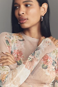 AFRM Kaylee Long-Sleeve Mesh Top