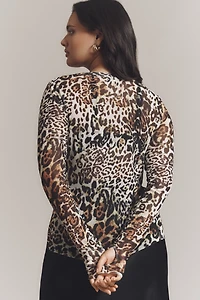 AFRM Kaylee Mesh Long-Sleeve Top
