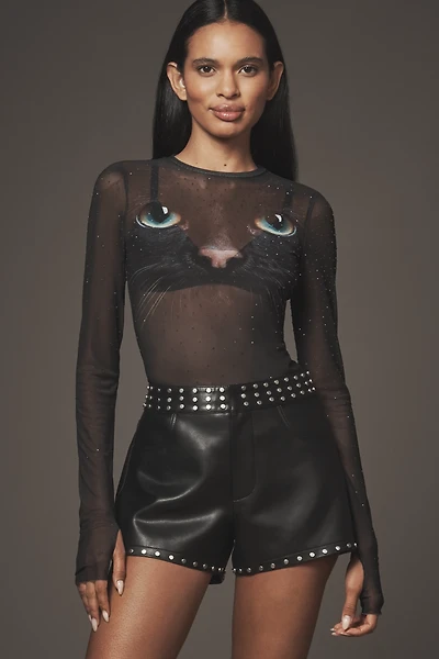 AFRM Kaylee Long-Sleeve Mesh Top