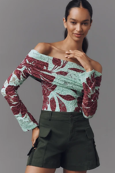 AFRM Maxine Crochet Lace Bodysuit