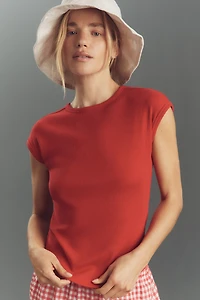 The Betty Crew-Neck Baby Muscle Tee by Maeve