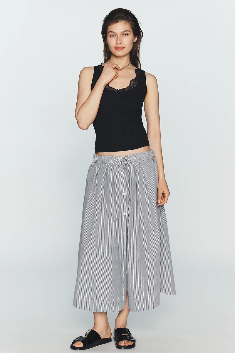 Maeve Lace V-Neck Tank