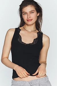 Maeve Lace V-Neck Tank