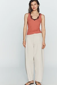 Maeve Lace V-Neck Tank