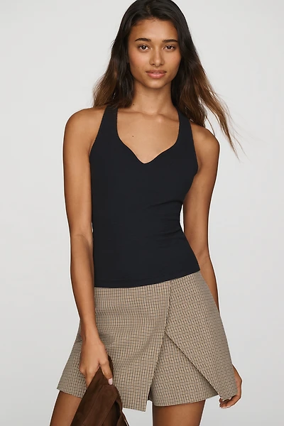 By Anthropologie Curved V-Neck Tank