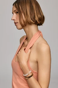 Susana Monaco Tie Halter Tank