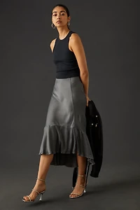 The Blair Stretch Cotton Crop Racerback Tank Top