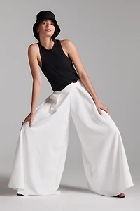 The Blair Stretch Cotton Crop Racerback Tank Top