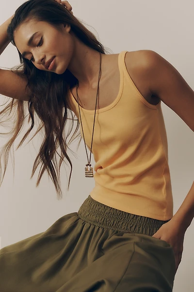 Pilcro Scoop-Neck Tank