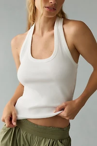 Pilcro Ribbed Halter Tank