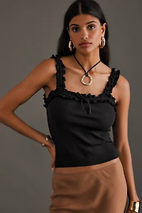 The Dorrie Ruffled Cami by Maeve