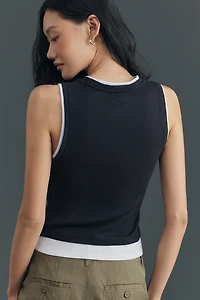 Maeve 100% Cotton Double-Layer Tank