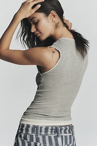 Maeve 100% Cotton Double-Layer Tank