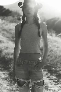 Pilcro Scoop Back Tank Top