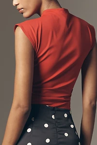 Good American Weightless Cap-Sleeve Top