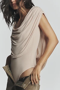 Bayse Flora Draped Bodysuit