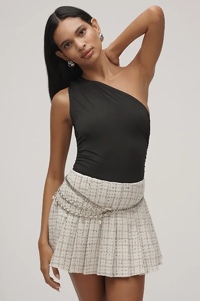 By Anthropologie One-Shoulder Fitted Top