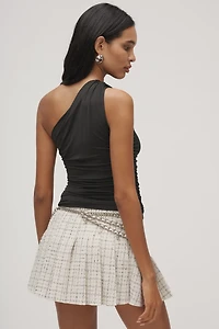 By Anthropologie One-Shoulder Fitted Top