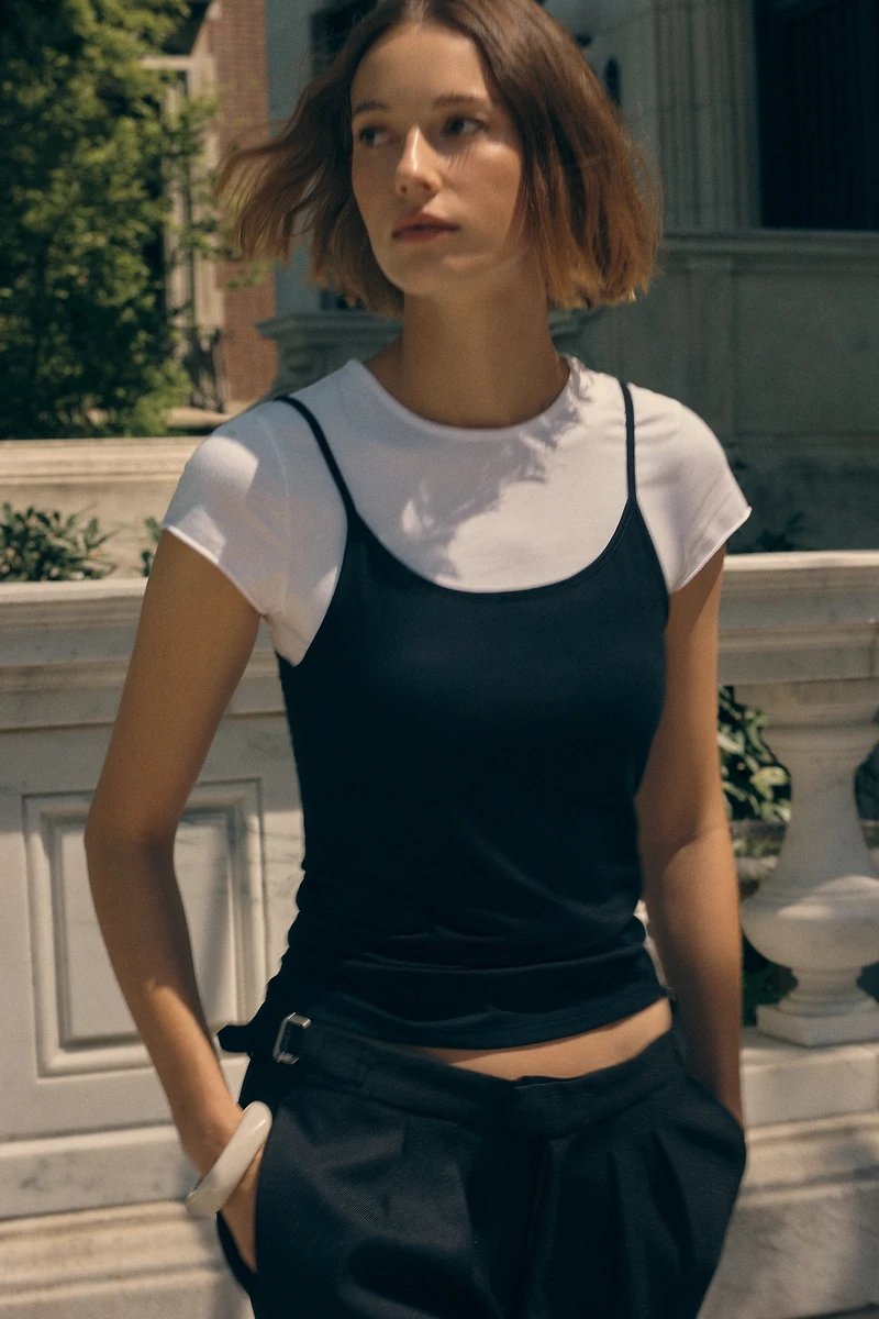 Surrey '90s Strappy Scoop Tank