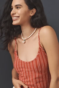 Pilcro Stripe Corset Tank