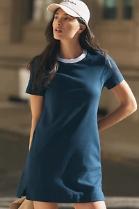 Stateside Short-Sleeve Ponte Mini Dress