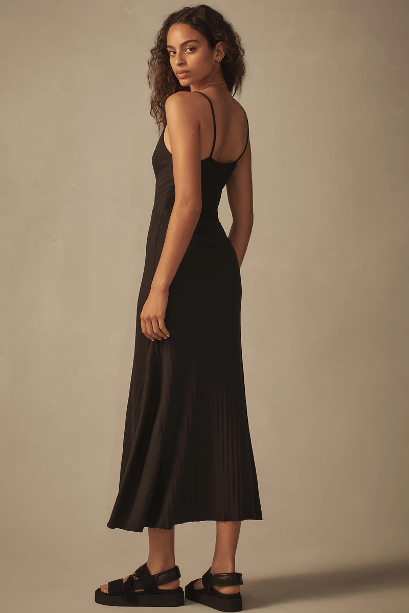 Nation Los Angeles Melani Ribbed Midi Dress