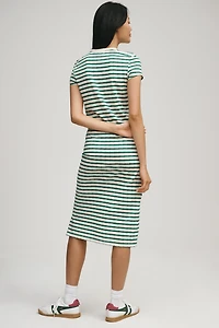 Nation Los Angeles Short-Sleeve Ingrid T-Shirt Midi Dress