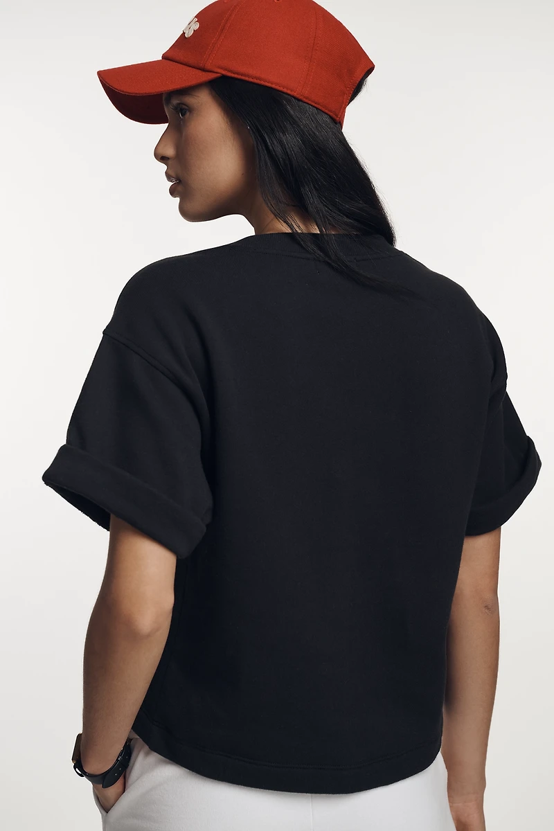 Nation Los Angeles Bane Short-Sleeve Sweatshirt