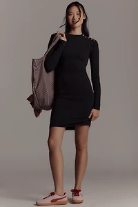 Nation Los Angeles Palmer Long-Sleeve Mini Dress