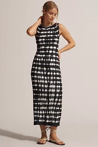 Nation Los Angeles Christy Sleeveless Tie-Dye Midi Dress