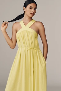 Nation Los Angeles Brielle Halter Maxi Dress