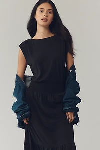 Nation Los Angeles Evonne Sleeveless Midi Dress