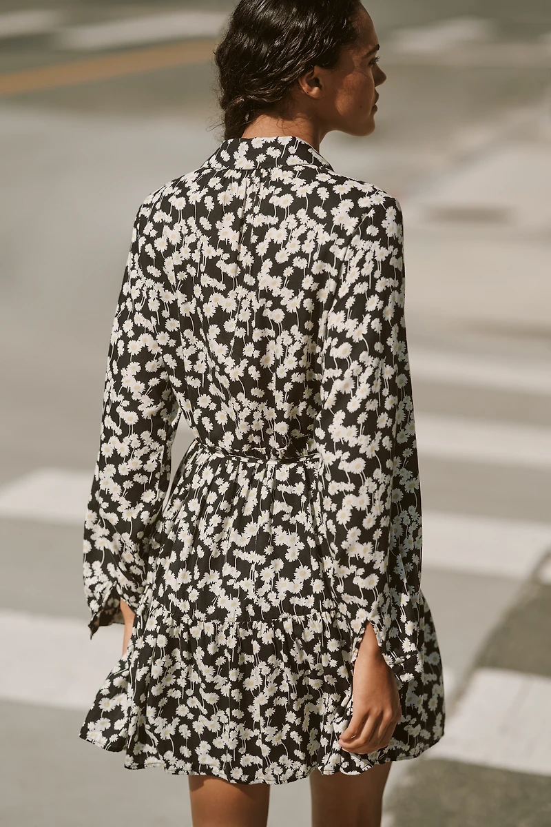 Nation Los Angeles Sabreena Long-Sleeve Mini Dress