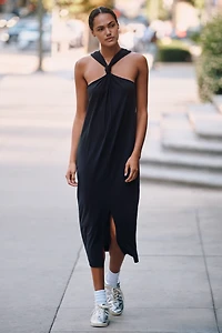 Nation Los Angeles Willia Knotted Midi Dress